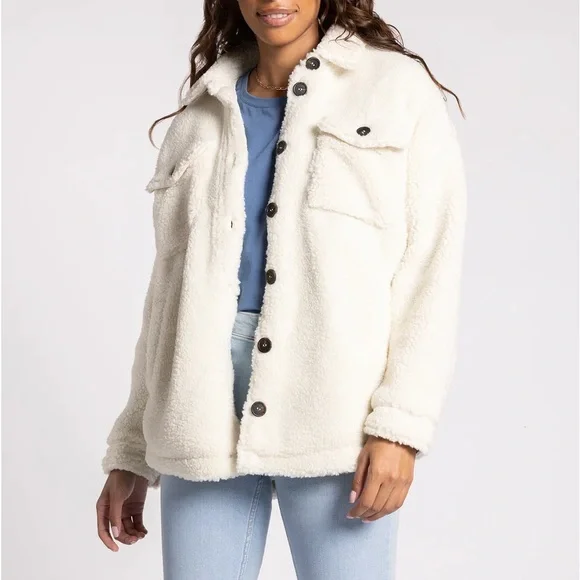 Thread and Supply Sherpa jacket, Size Medium - Picture 5 of 5